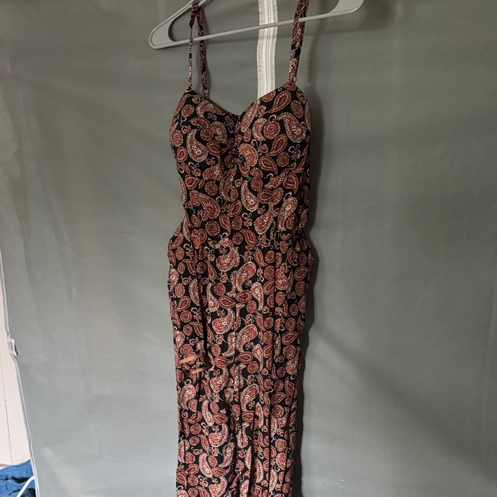 Paisley Print Jumpsuit
